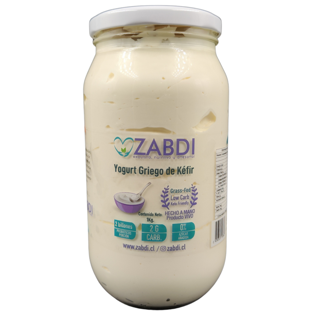 Yoghurt de Kefir 1 lt libre pastoreo - Zabdi