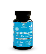 Cargar imagen en el visor de la galería, Vitamina B12 Liposomal 180 capsulas - Wellplus
