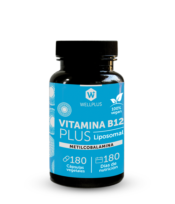 Vitamina B12 Liposomal 180 capsulas - Wellplus