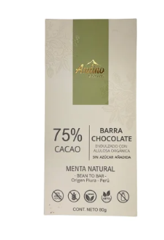 Barra 75% Cacao Menta - Andino