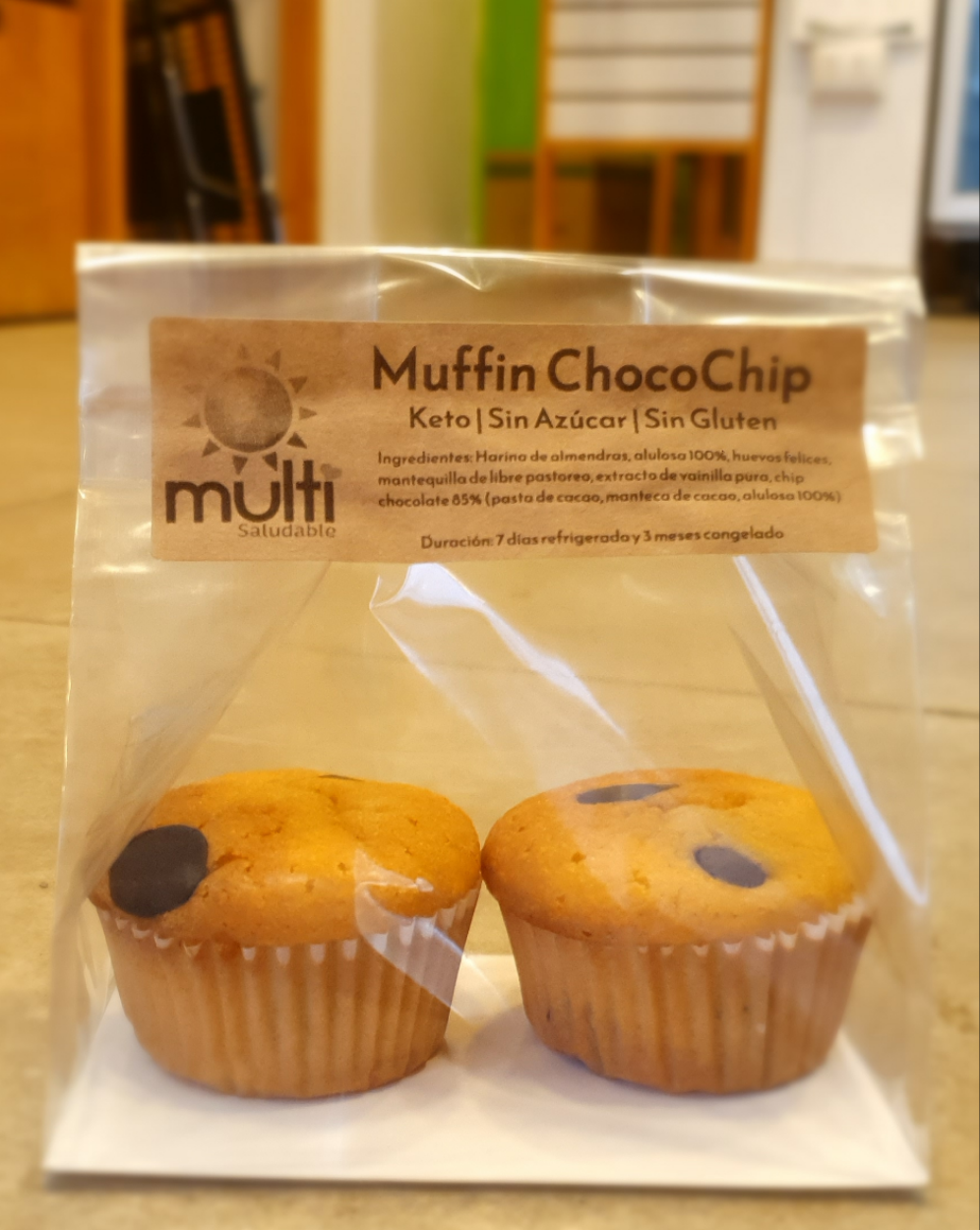 Muffin Choco Chip 2 und - Multisaludable