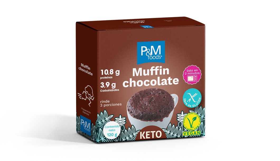 Premezcla Muffin Chocolate 120gr - P&M Food