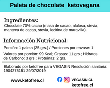 Cargar imagen en el visor de la galería, Paleta chocolate conejito 1 und (25gr) - Ketofree
