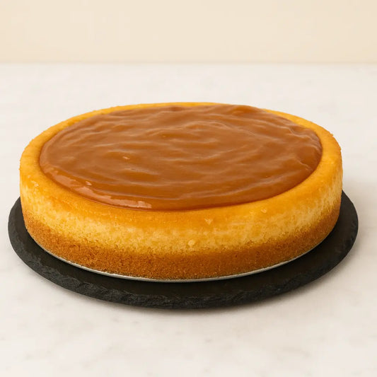 Cheesecake de Manjar Keto Grande 26cm (16 porciones) – Sin Gluten, Sin Azúcar y Bajo en Carbohidratos