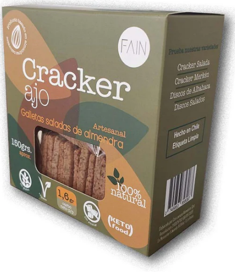 Keto Crackers 150gr - Fain