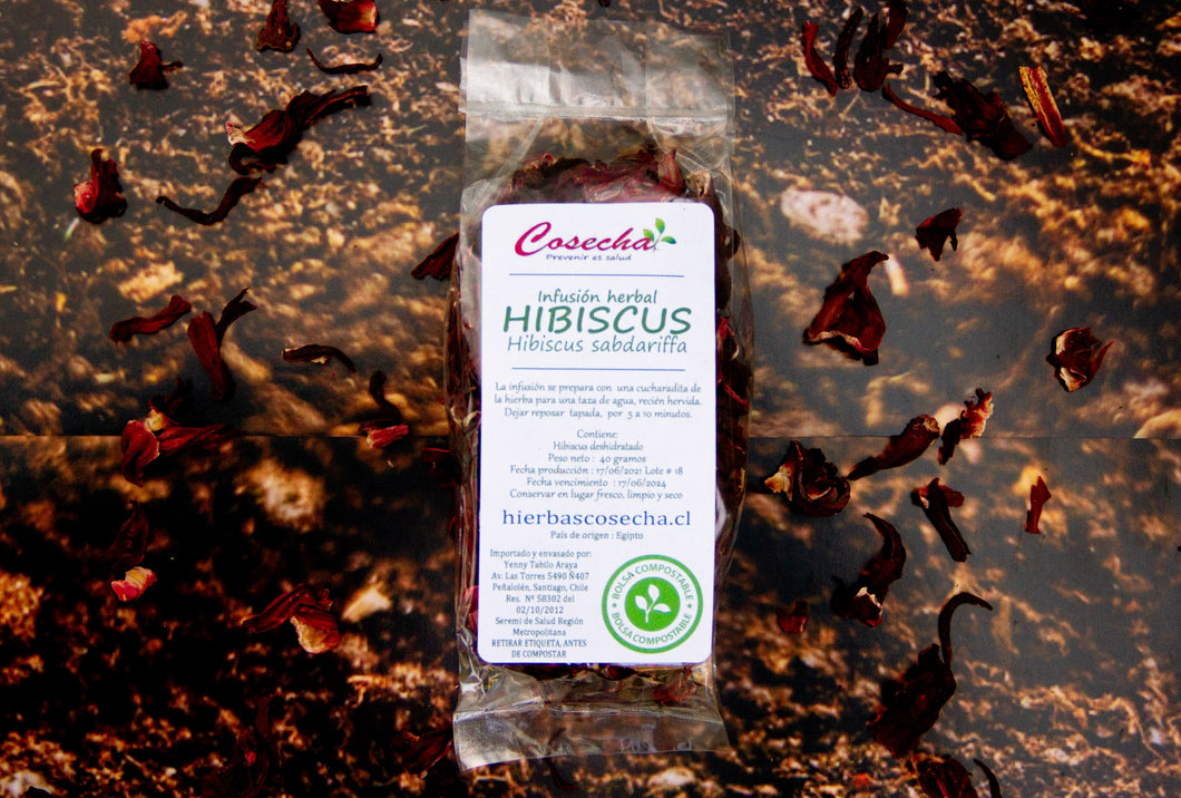 Hibiscus Flor 40gr - Cosecha