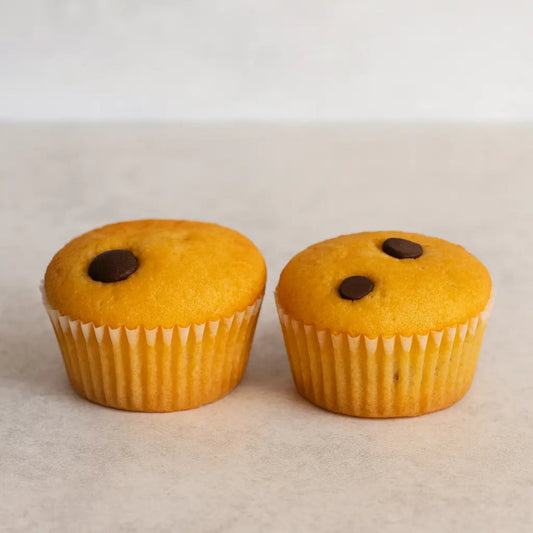 Muffins Keto con chips de chocolate 85% sin azúcar – Multisaludable.