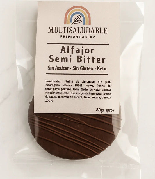 alfajor semi keto bitter empacado  