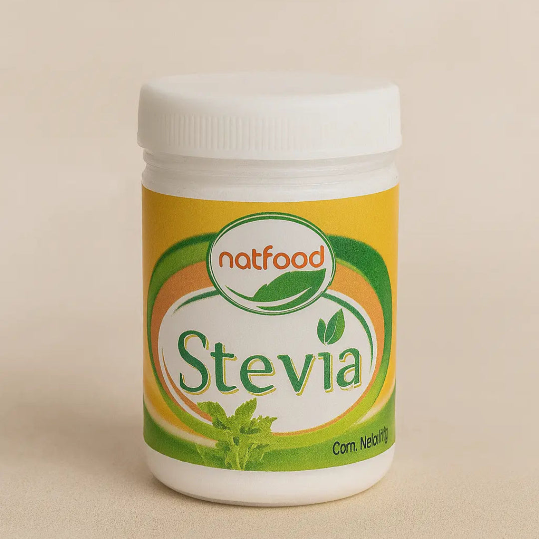 stevia 100% no amarga marca natfood libre de azucar, ketofriendly
