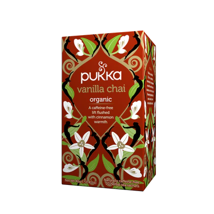Té Orgánico Energizante Vanilla Chai 20 bolsa - Pukka