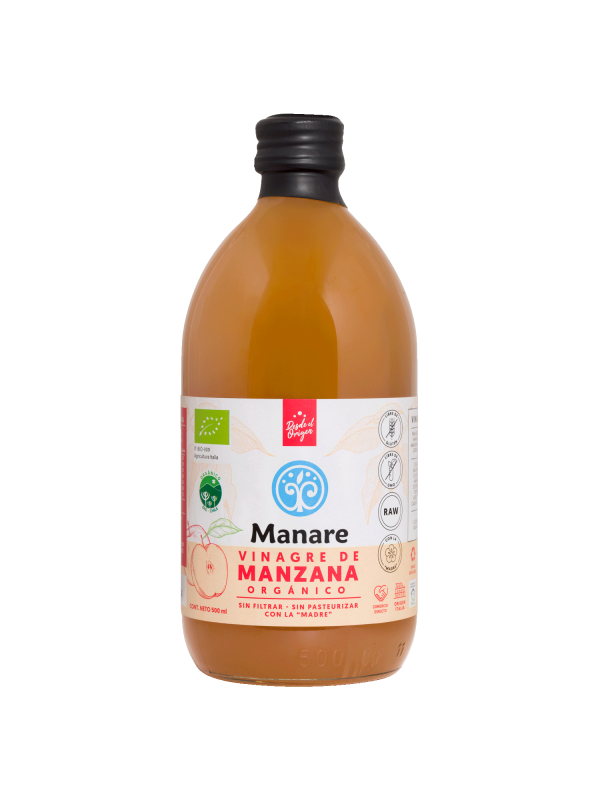 Vinagre de Manzana Organico  (c/ la madre) 500ml - Manare