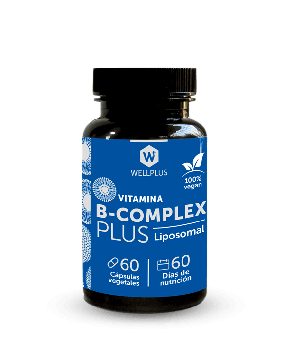 Vitamina B complex Plus Liposomal, 60 Cap, Wellplus